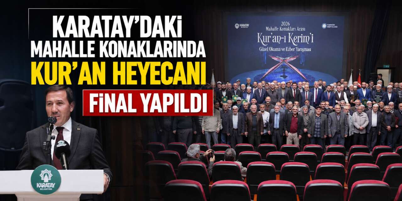 Konya’daki kaybedeni olmayan yarışmada manevi atmosferle dolu final