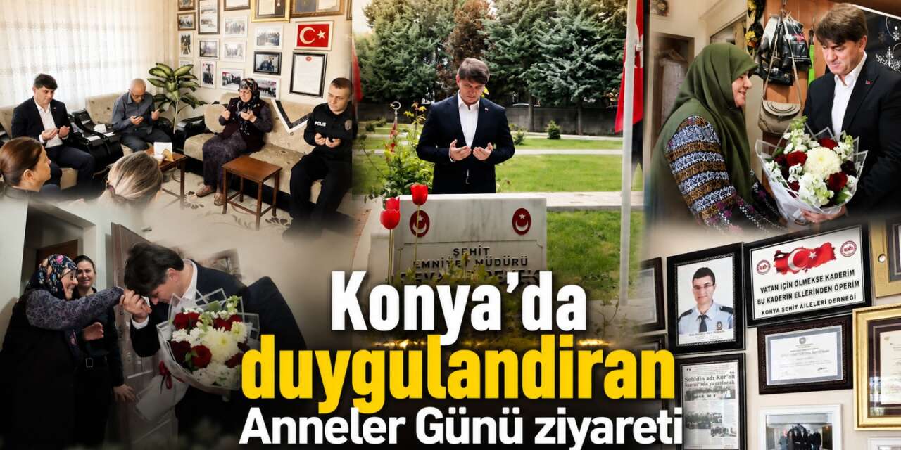 Konya Emniyet Müdürü Necmettin Koç şehit annelerinin ellerini öptü