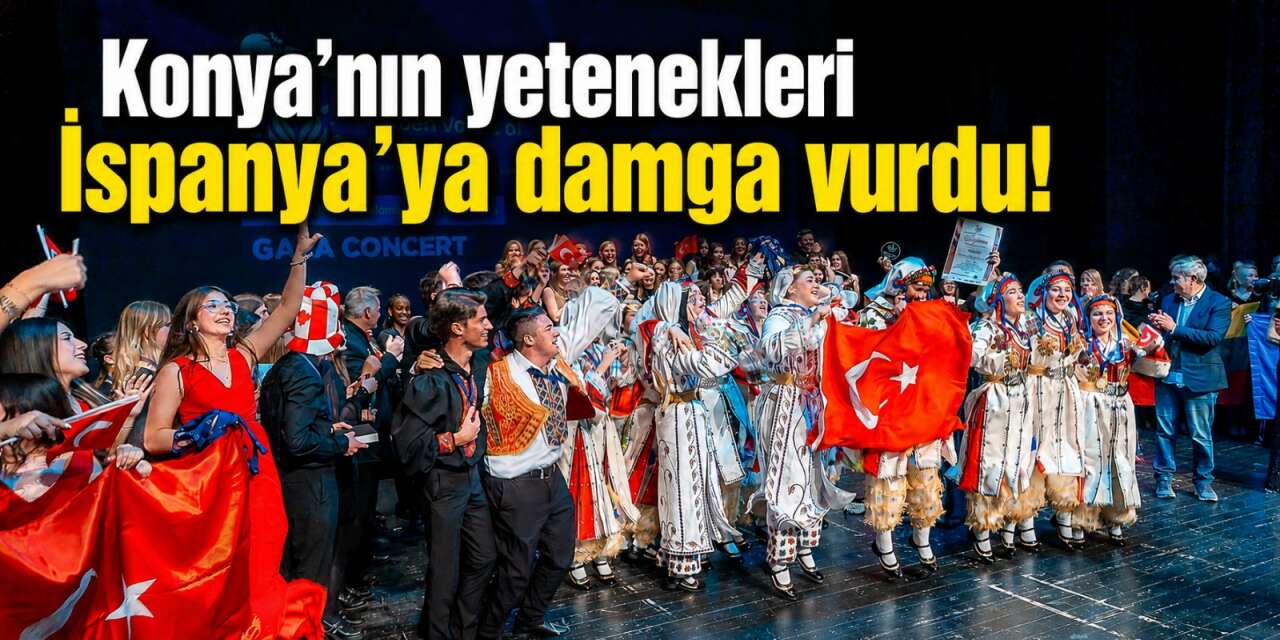 Konya’nın genç sanatçıları uluslararası festivalde ödül aldı