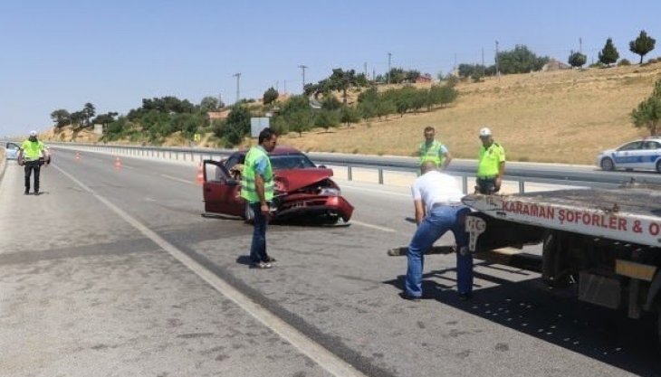 Karaman’da kaza: 10 yaralı