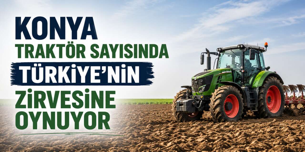 Konya’da çiftçi başına düşen traktör sayısı belli oldu