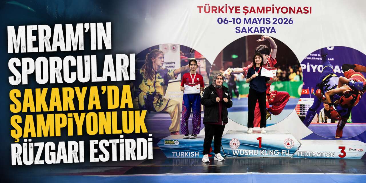 Meramlı wushucular Türkiye Şampiyonası’na damga vurdu