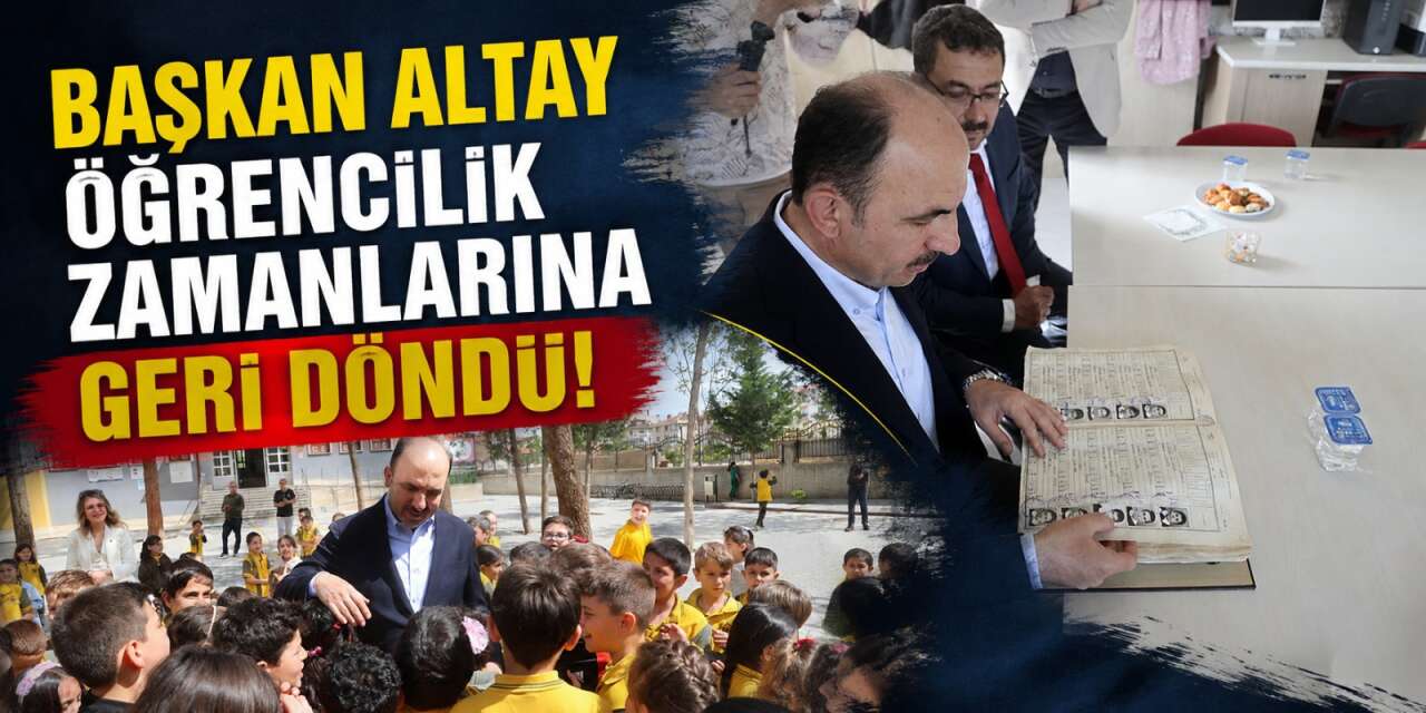 Başkan Altay, Konya’da zamanı geriye sardı