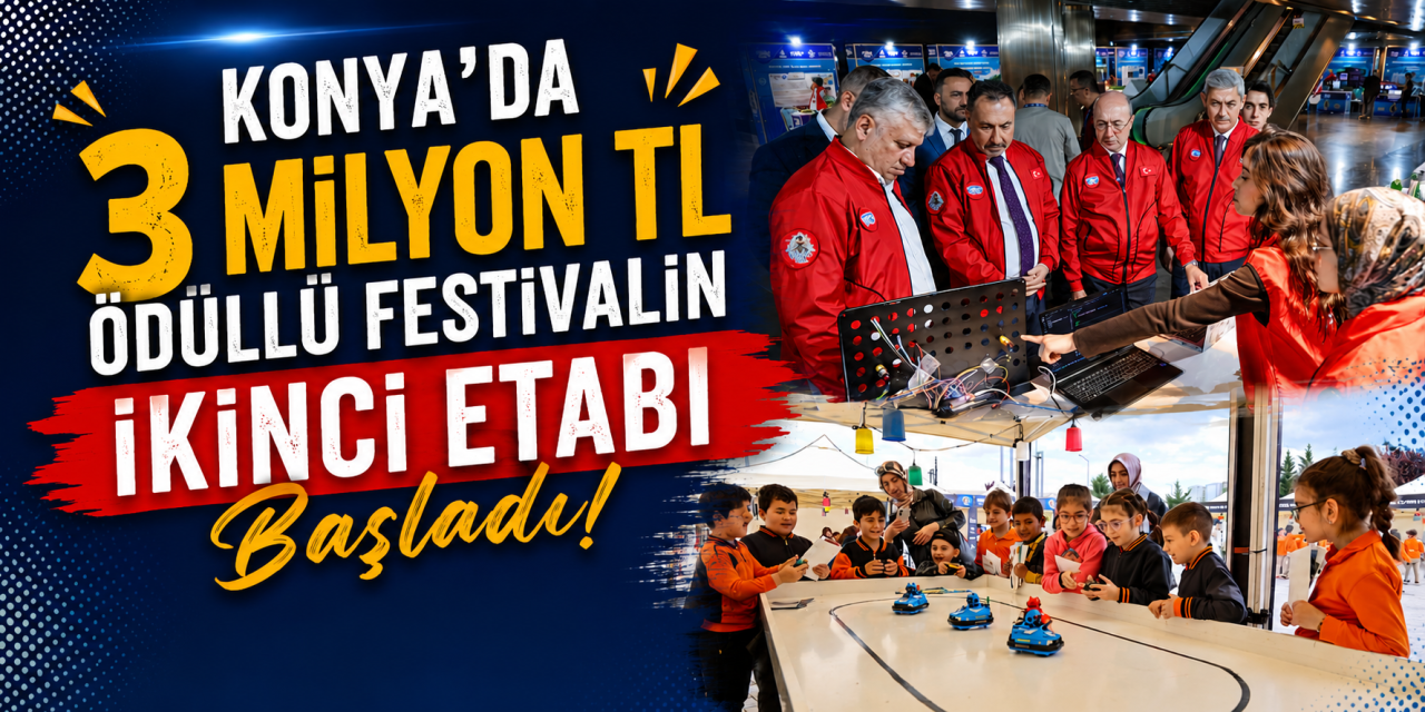 TEKNOSEL’de ikinci etap heyecanı! Konya’da gözler büyük ödülde