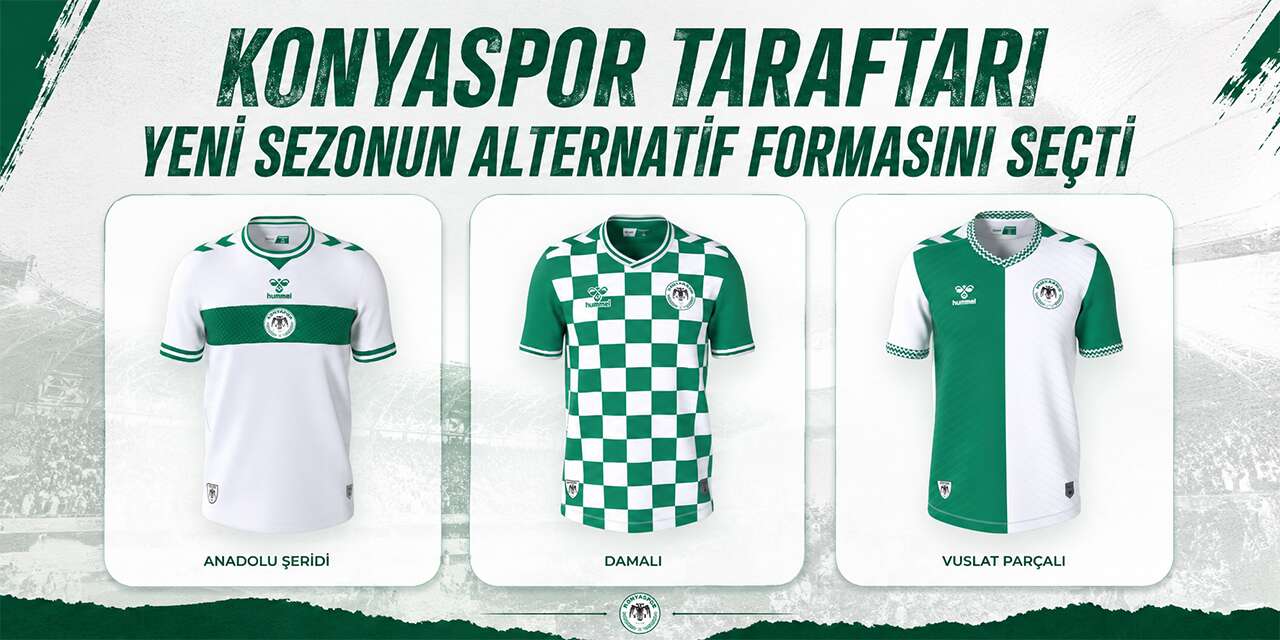 Anket sona erdi! İşte Konyaspor’un yeni sezon alternatif forması