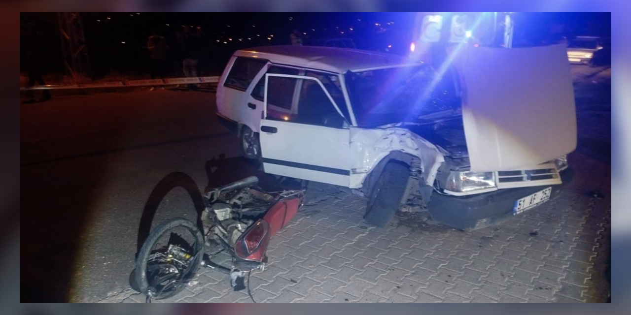 Motosiklet otomobil ile çarpıştı, Alper Nevzat Cerit öldü