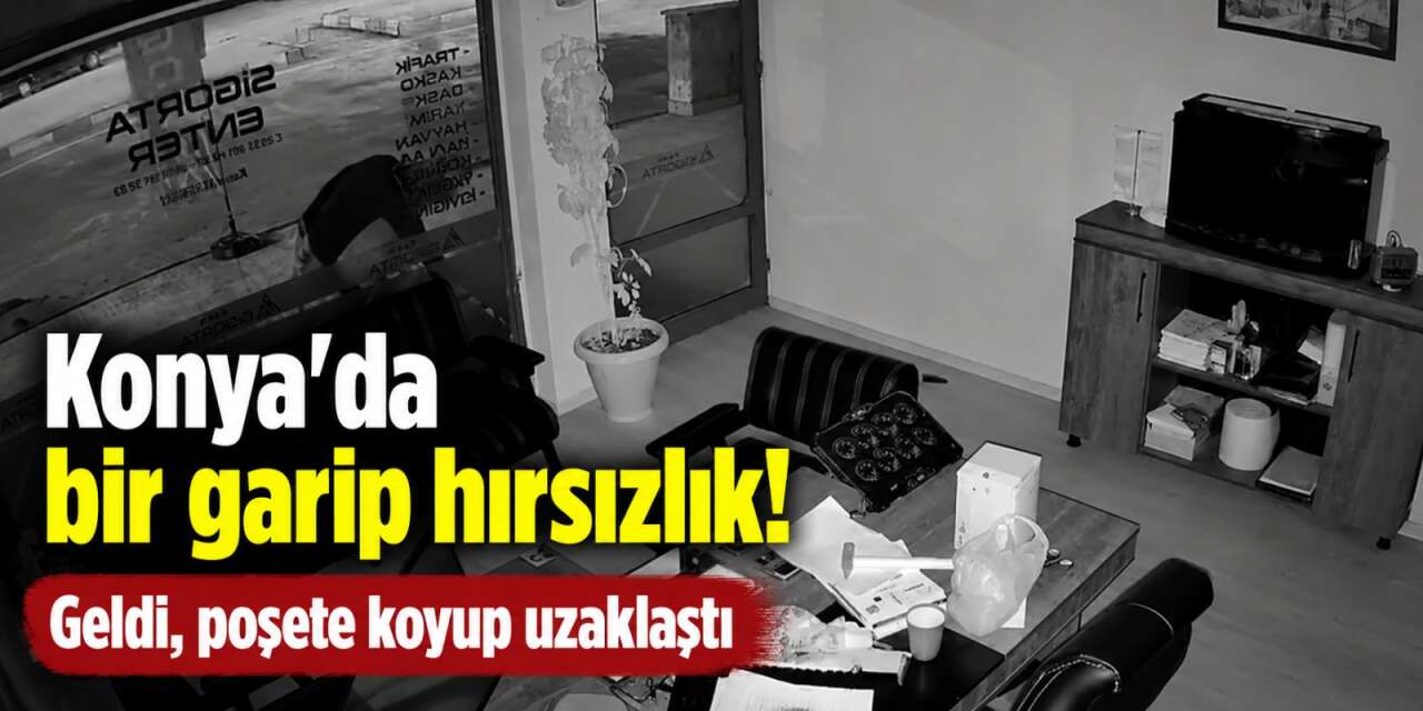 Konya’da hırsızlığın böylesi! Kökünden söküp götürdü