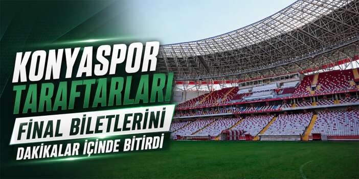 Konyaspor taraftarları Antalya’ya kapalı gişe gidiyor! Dakikalar içinde tükendi