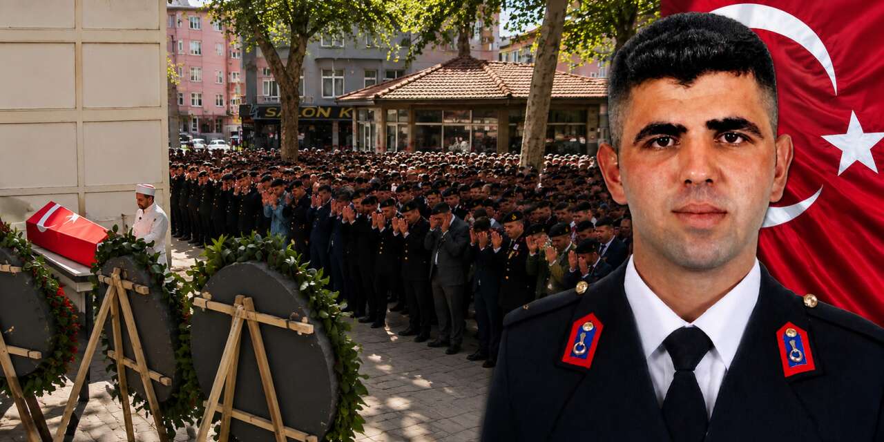 Üsteğmen Oğuzhan Varol’a Konya’da yürek yakan veda