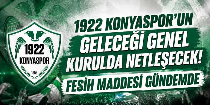 1922 Konyaspor için kritik karar! Fesih maddesi gündeme alındı