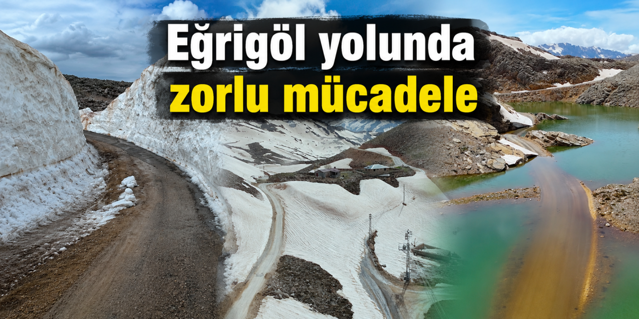 Toroslar’da kar kısmen eridi, dev göller oluştu! Hala kalınlığı 6 metre