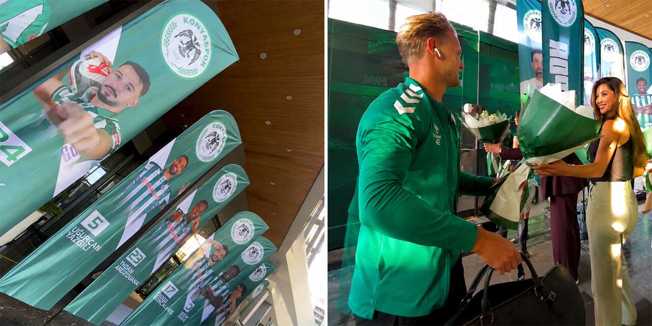 Konyaspor kafilesi Antalya’da böyle karşılandı