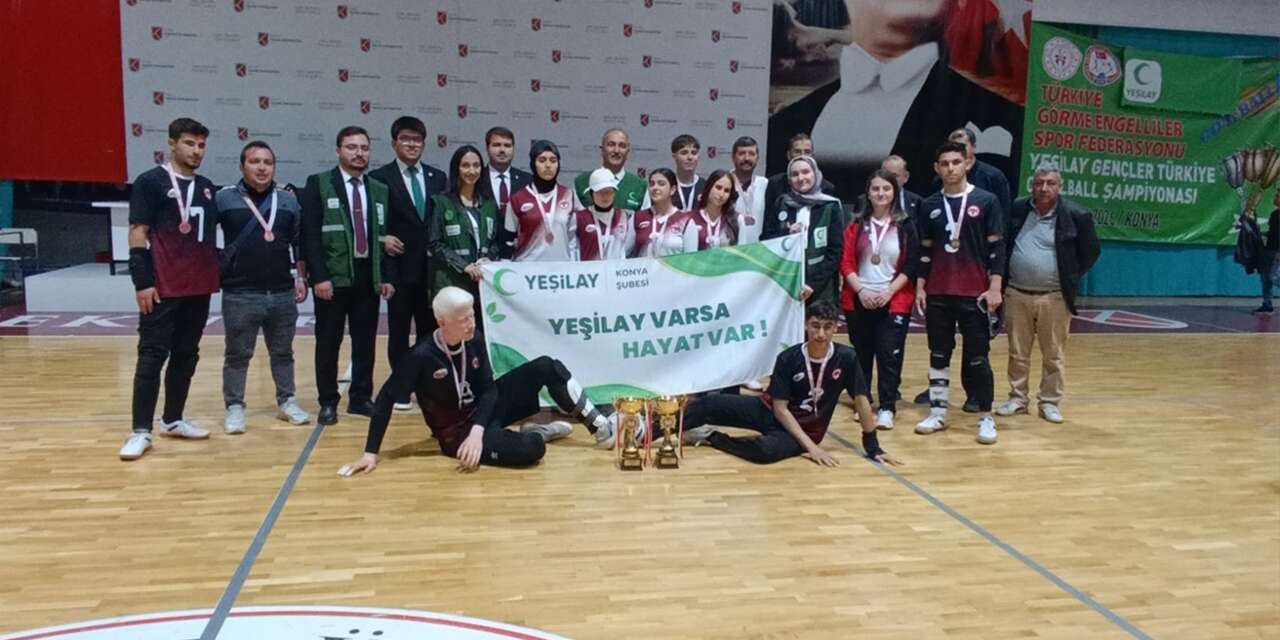 Görme engelliler şampiyonasında Konya’dan çifte şampiyonluk