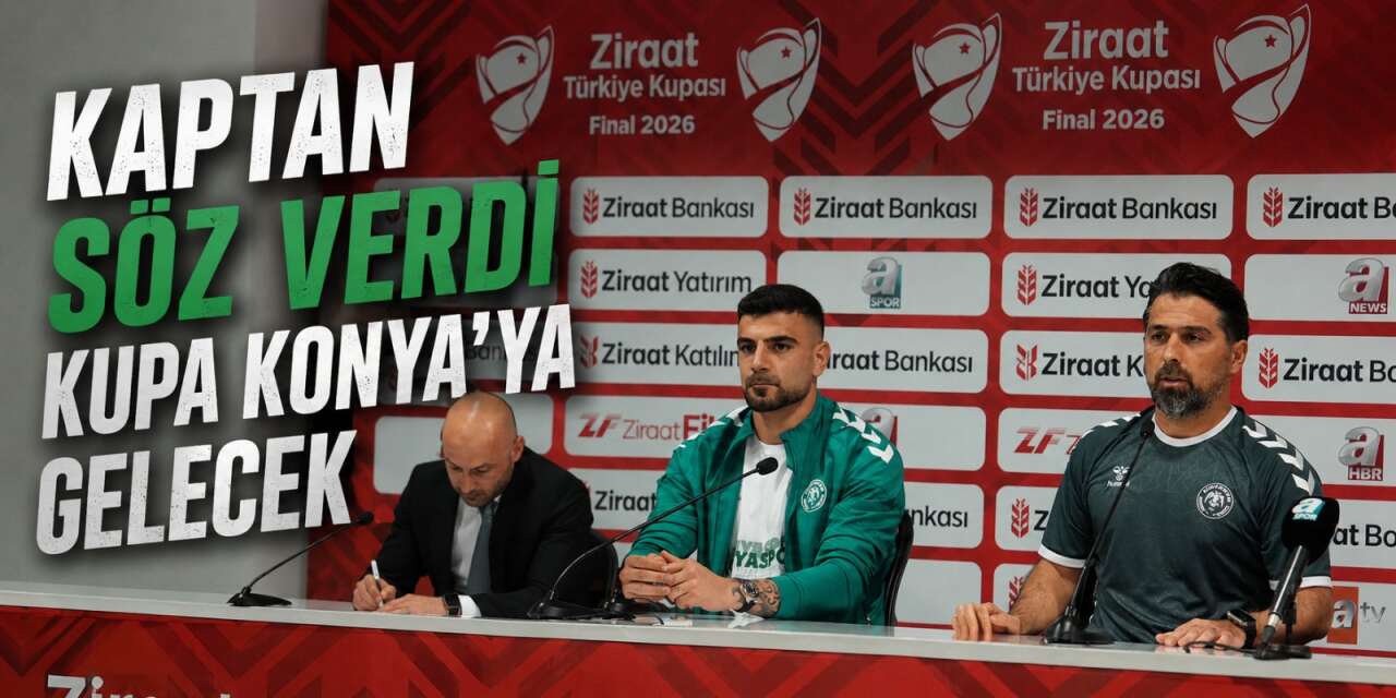 Konyaspor Kaptanı Adil Demirbağ kupa finali öncesi taraftara söz verdi
