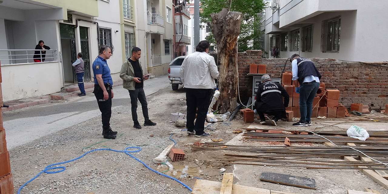 İnşaatta korkunç ölüm! Hiltiyle çalışırken akıma kapıldı