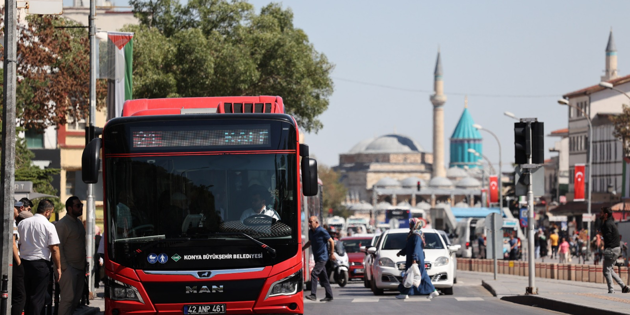 Konya’da bayramda ücretsiz toplu ulaşım müjdesi