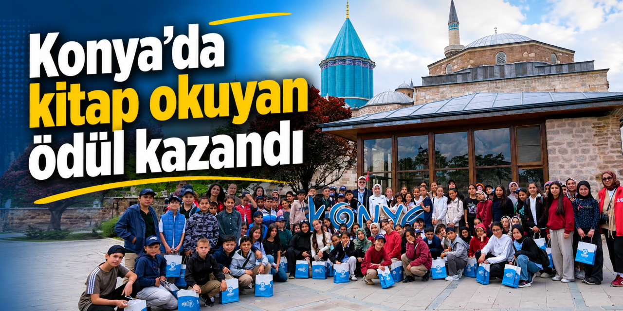 Konya’da kitap kurtları, şehir turu kazandı