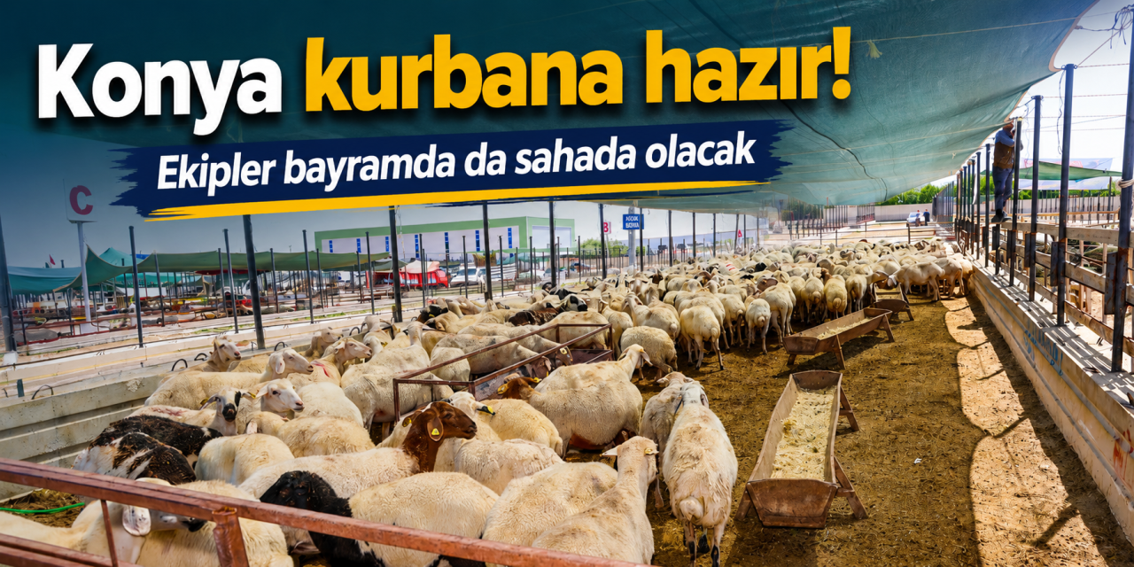 Konya’da Kurban Bayramı için tüm tedbirler alındı