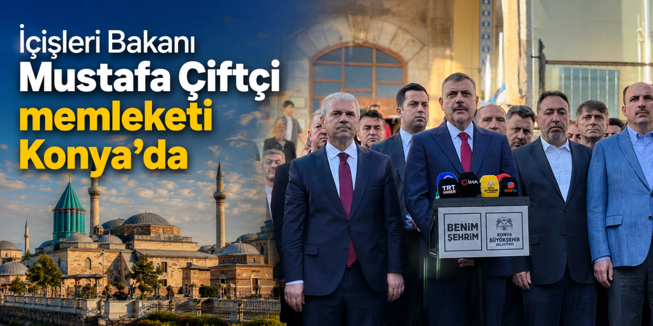 Bakan Çiftçi, bayram namazını Konya’da Kapu Camii’nde kıldı