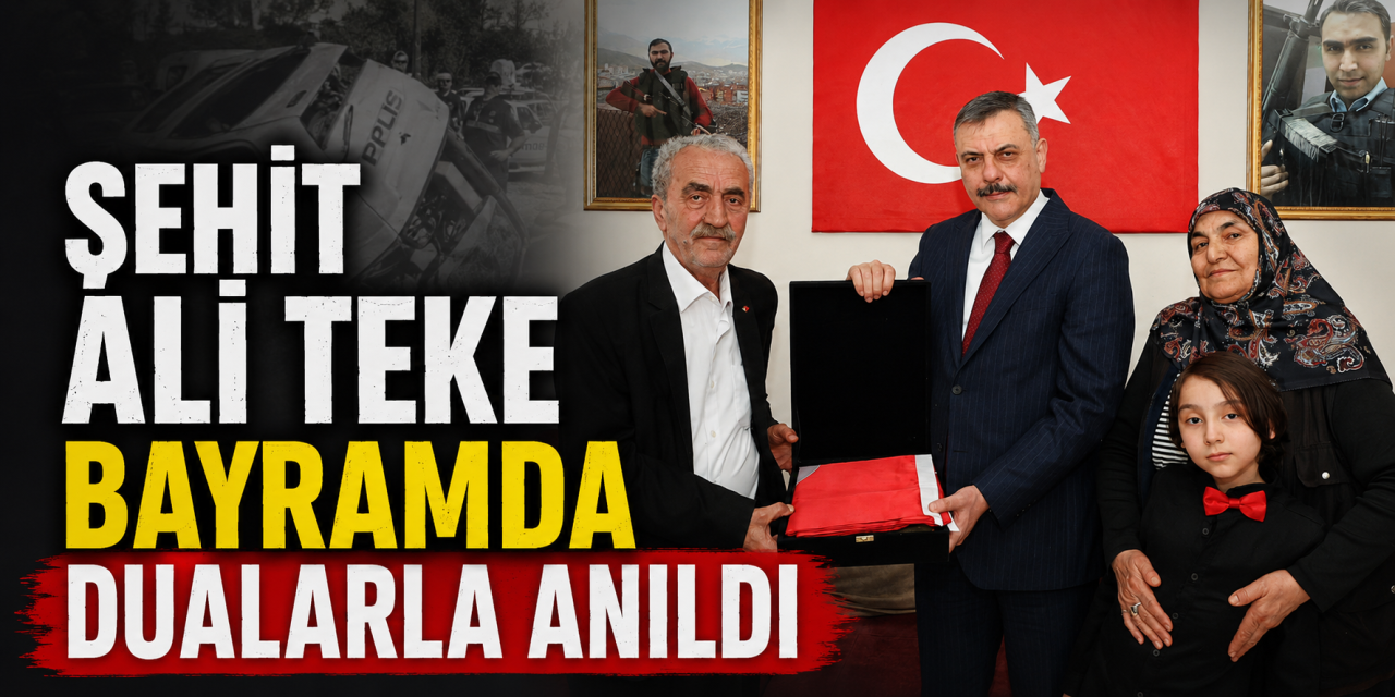 Bakan Çiftçi Konya’da şehit Ali Teke’nin ailesiyle bayramlaştı