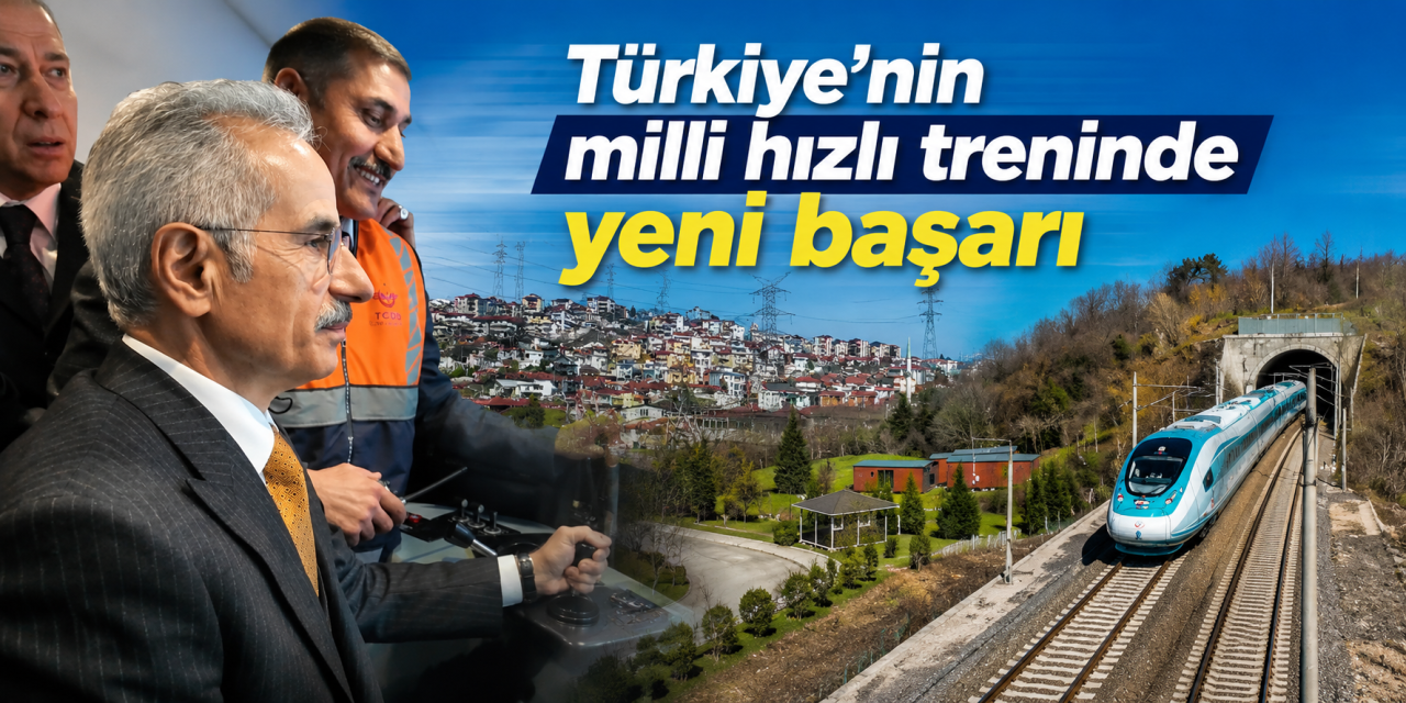 Milli hızlı tren 240 kilometre hıza ulaştı! Konya hatlarında da kullanılacak