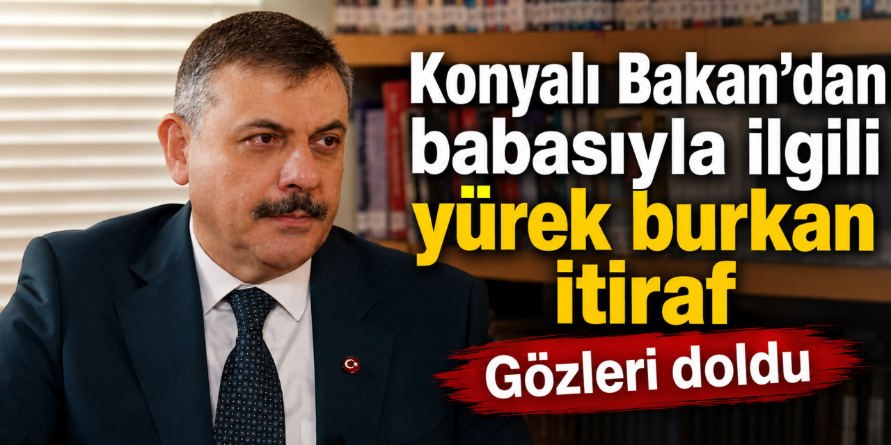 Konya’nın Hafız Bakanı “İnsan neyle yaşar?” sorusunu cevaplarken gözleri doldu