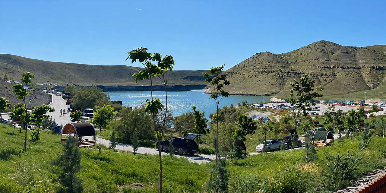 Konya’daki Acıgöl yeni haliyle bayramda ilgi odağı oldu