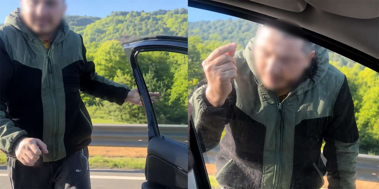 Trafikte dehşet! Ailenin yolunu kesip saldırdı, kadın yaralandı