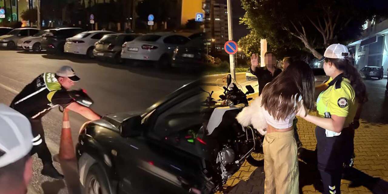"Dur" ihtarına uymayan kadın sürücü polisin üzerine sürdü