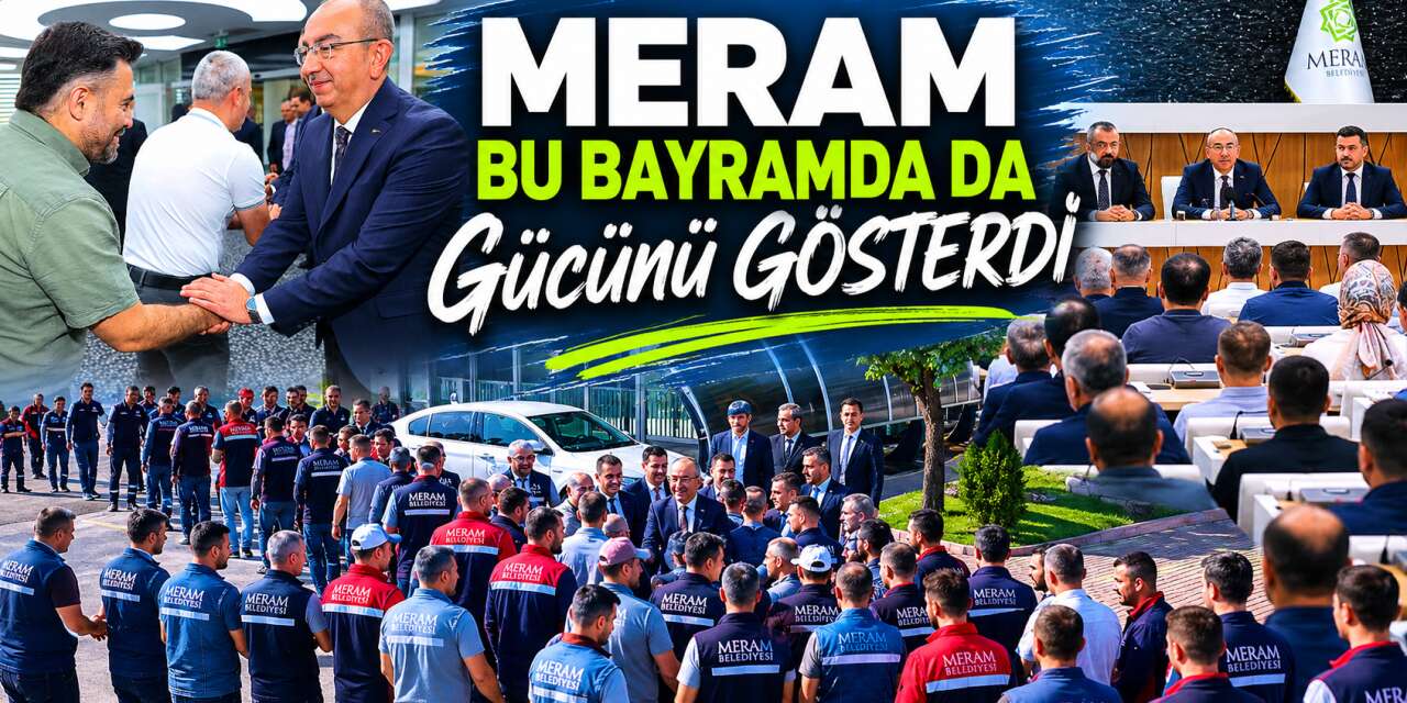 Meram ailesi bayram sonrası buluştu! Başkan Kavuş güç vurgusu yaptı