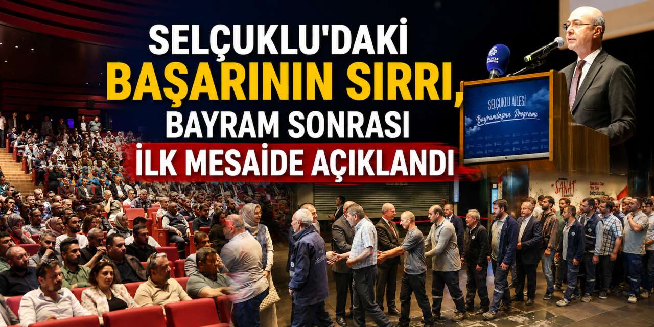 Selçuklu ailesi bayramda buluştu: Başarının temelinde gönül belediyeciliği var