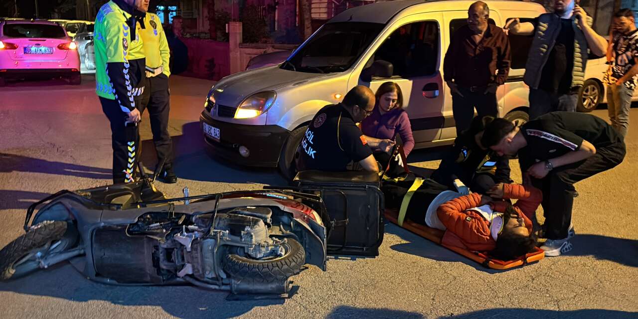 Panik freni az kalsın motokuryeyi ölüme götürüyordu