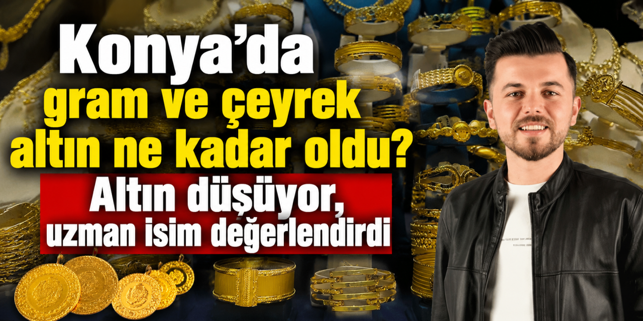 Altın düşüş yolunda kararlı gibi! Konya’da uzman isim yatırımcılara seslendi