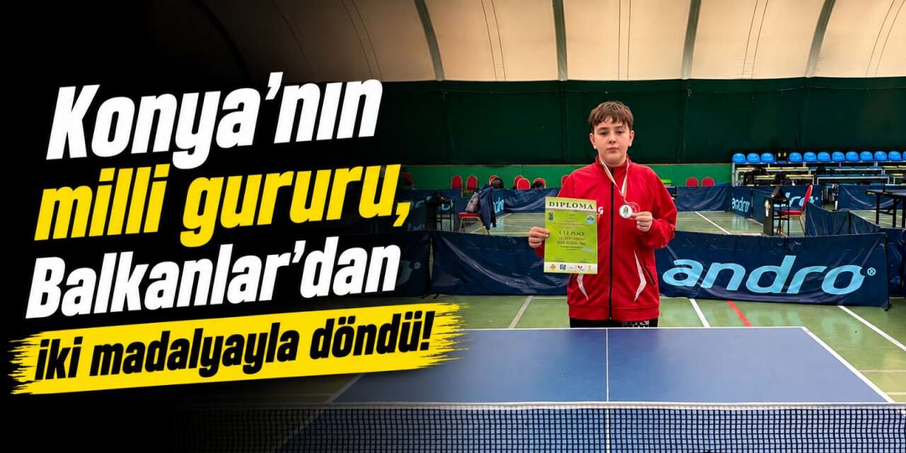 Konyalı milli sporcu Muhammet Sait Oğuz’dan uluslararası arenada çifte başarı