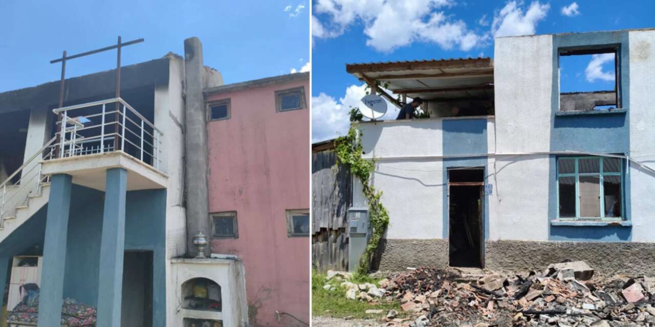 Konya’da iki aileyi evsiz bırakan yangın sonrası yardım seferberliği