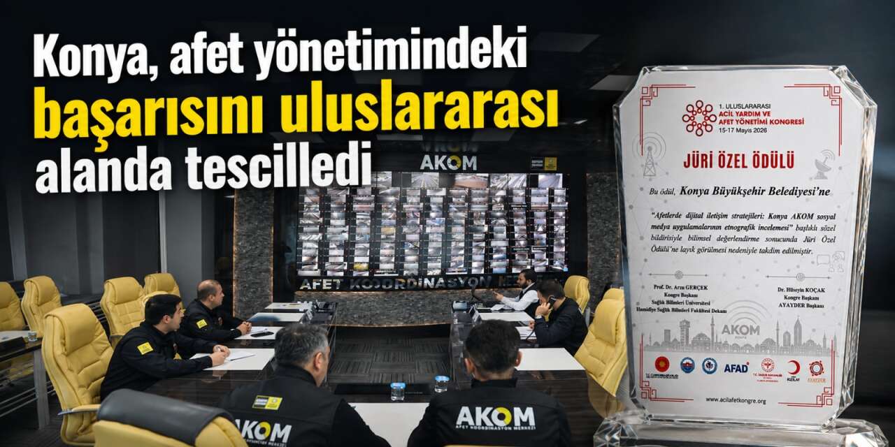 Konya AKOM’un başarısı dünya sahnesinde! Jüri Özel Ödülü kazandı