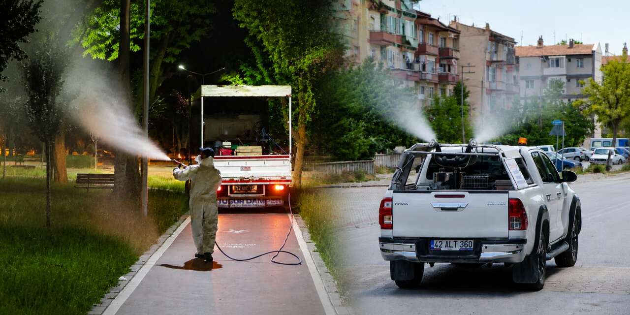 Selçuklu’da yaz mesaisi başladı! Konya’da haşerelere geçit yok