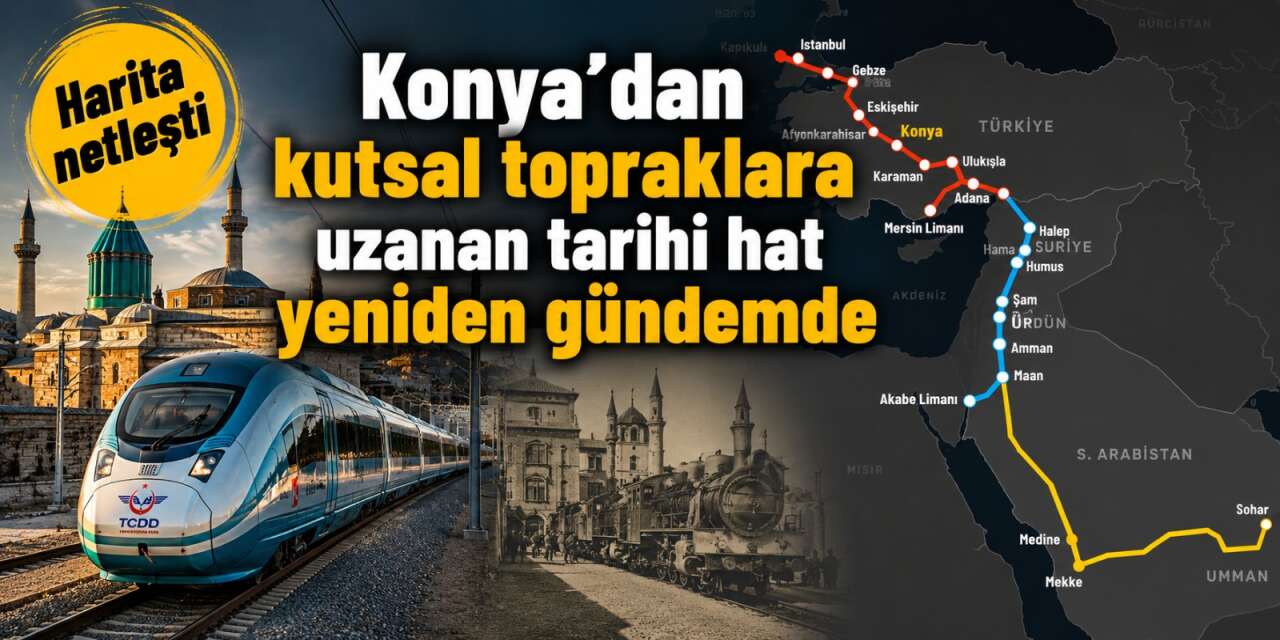 Türkiye’den başlayacak yeni uluslararası ticaret yolu Konya’dan geçecek