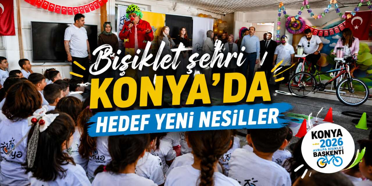 Konya’da geleceğin bisikletçileri yetişiyor! Binlerce çocuk eğitim aldı