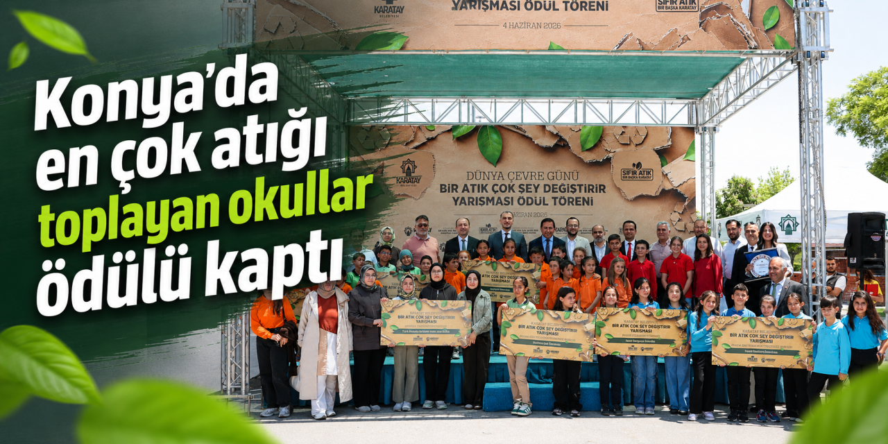 Konya’da bir atık çok şey değiştirdi! Geri dönüşüm 47 bin kiloyu aştı