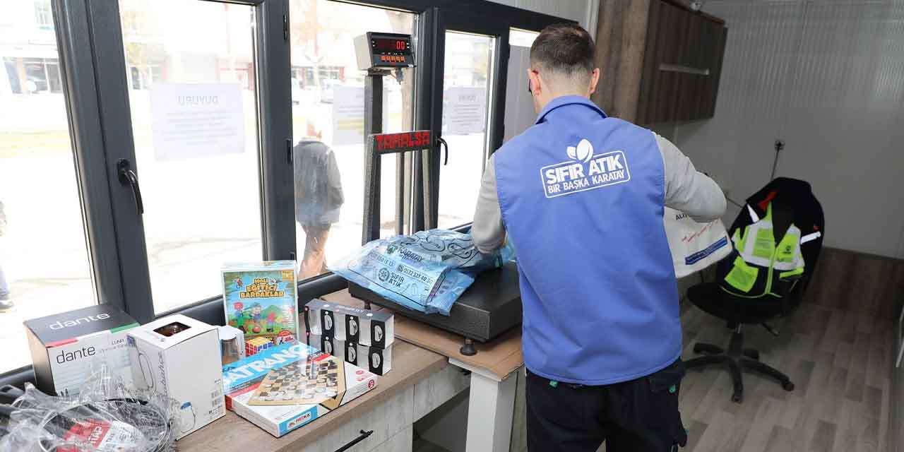 Konya’da geri dönüşümle milyonluk kazanç sağlandı