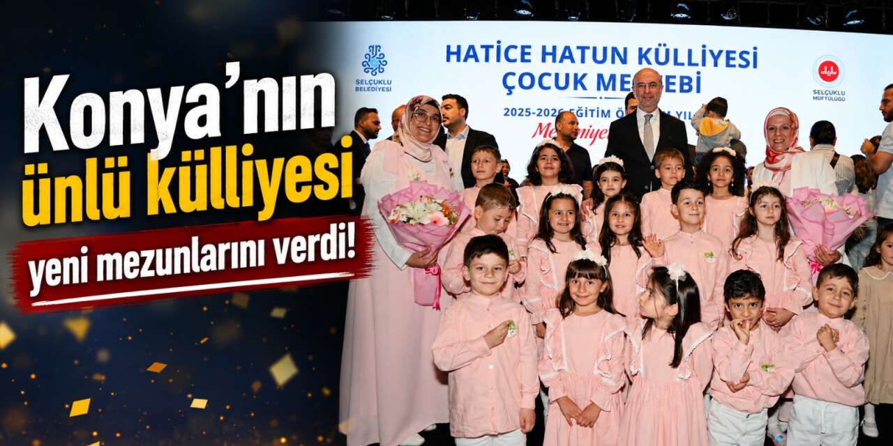 Konya’da Kur’an-ı Kerim ışığında 130 minik yetişti