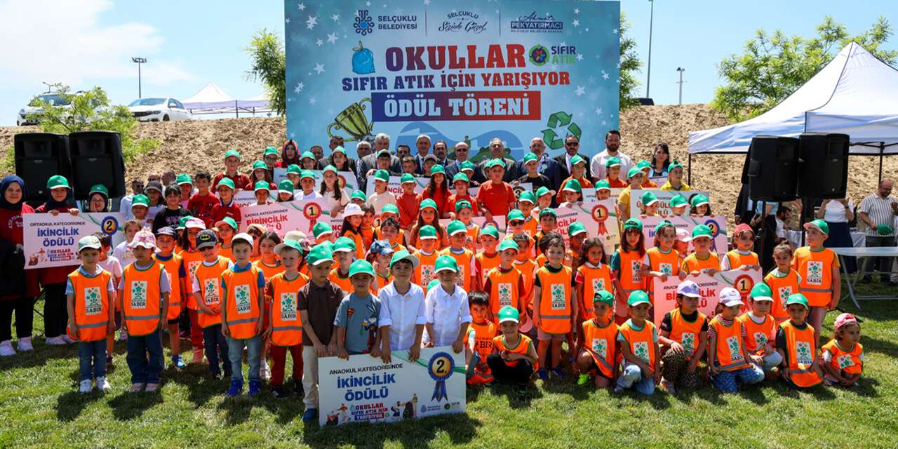 Konya’daki ödüllü yarışma 206 bin kilo atığı geri dönüşüme kazandırdı