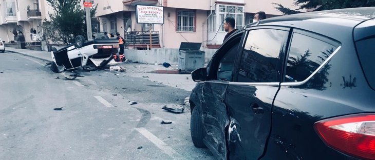 Konya'daki kazada 4 kişi ölümden döndü