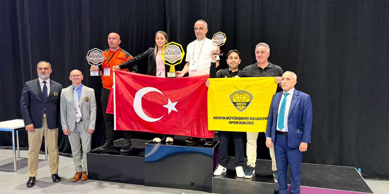 Avrupa’da Konya'yı gururlandıran tekvandoculara Başkan Altay’dan tebrik