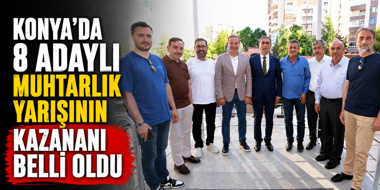 Konya’da nefes kesen seçim sonuçlandı! Sandıktan tanıdık isim çıktı