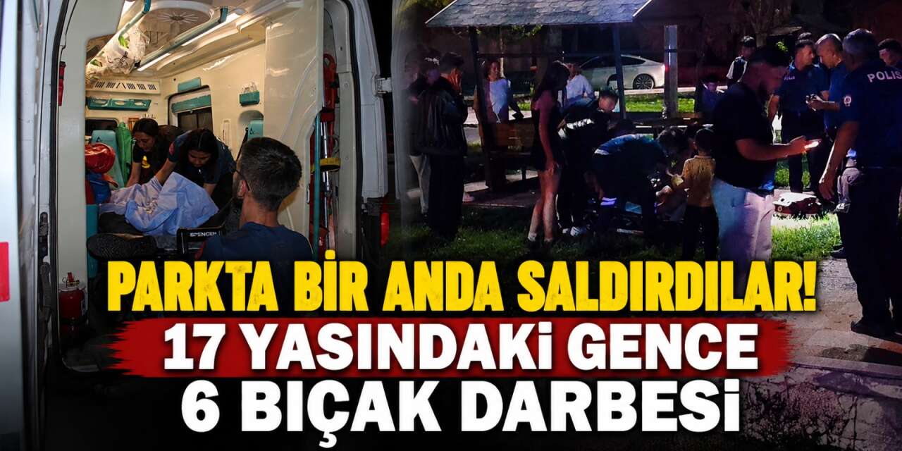 Arkadaşlarıyla parkta saldırıya uğradı! Önce biber gazı, sonra bıçakla saldırdı