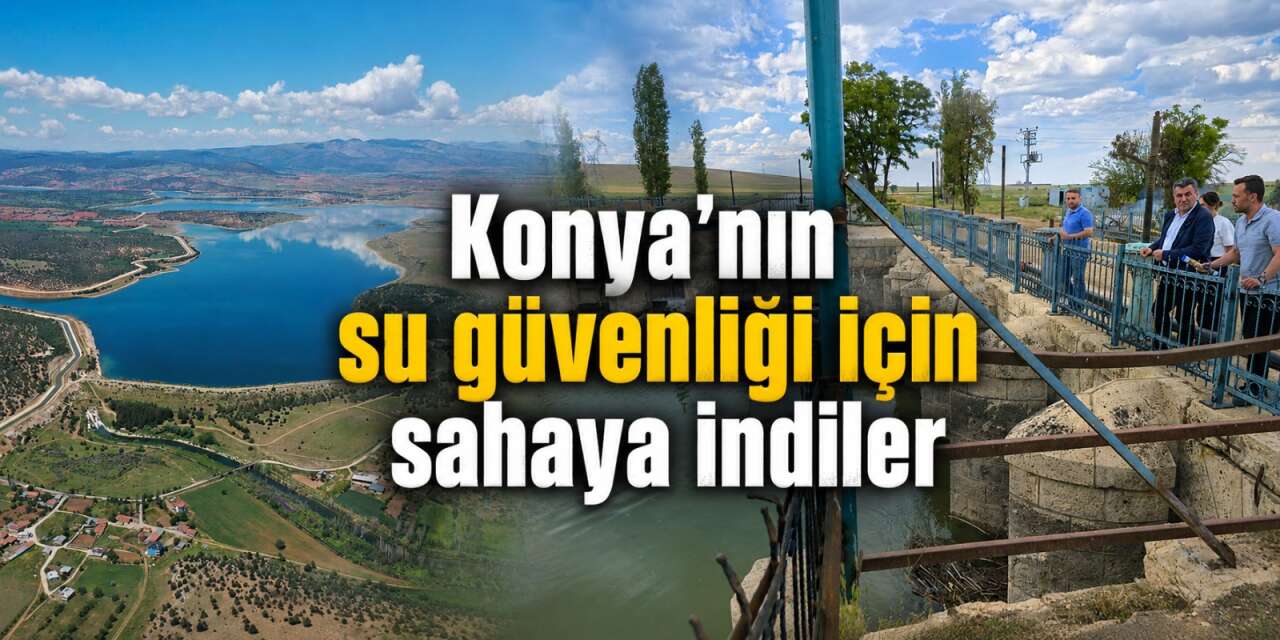 DSİ, Konya Apa Barajı suyu için ayakta