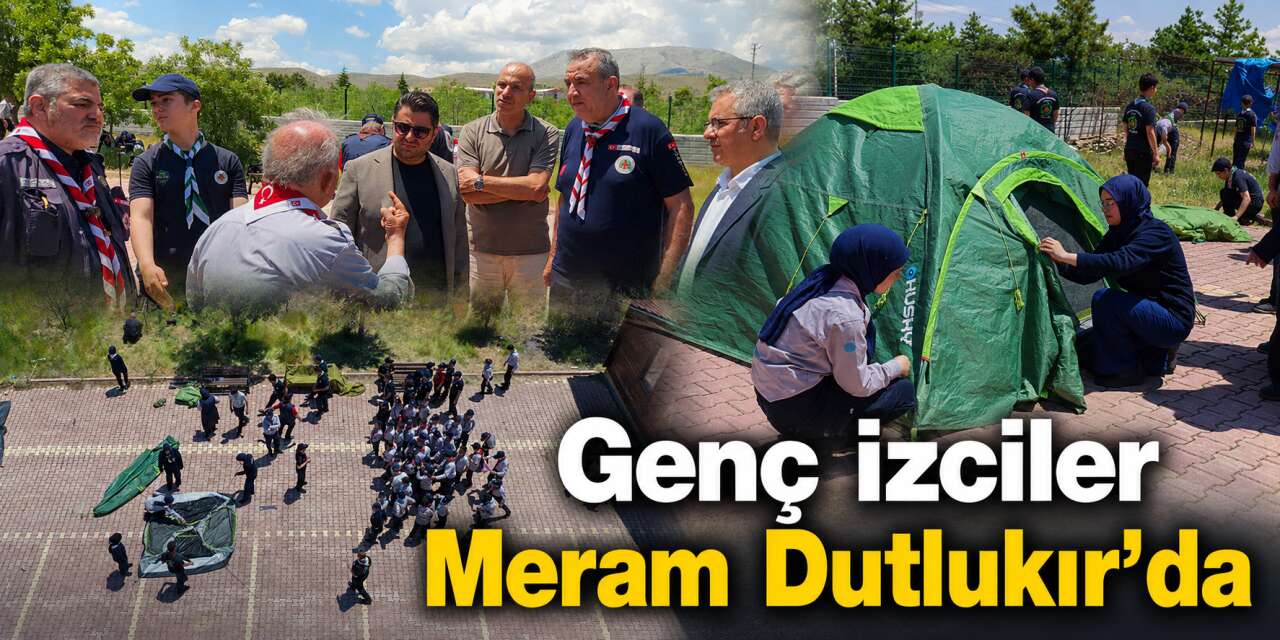 130 genç izci Konya Meram’da doğayla buluştu
