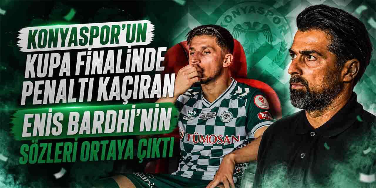 Konyaspor’da İlhan Palut, finalde penaltı kaçıran Bardhi’nin söylediklerini anlattı